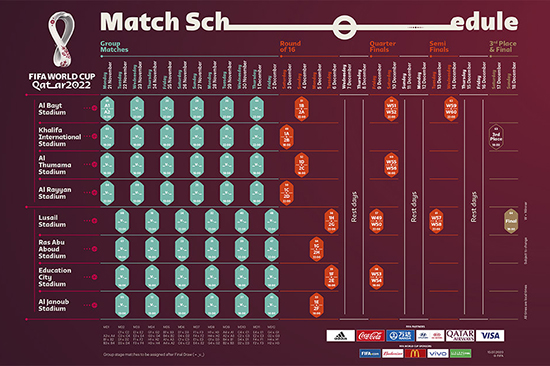 卡塔尔宇宙世界杯FIFA官网买球杯赛程(图1)